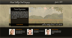 Desktop Screenshot of huntvalleyoralsurgery.com